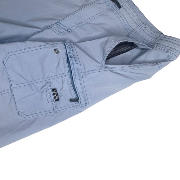 Pelagic® 𓆝 Traverse 21” Outseam Water Repellant Fishing Shorts 𓆝 Slate Blue 38 - Picture 12 of 16